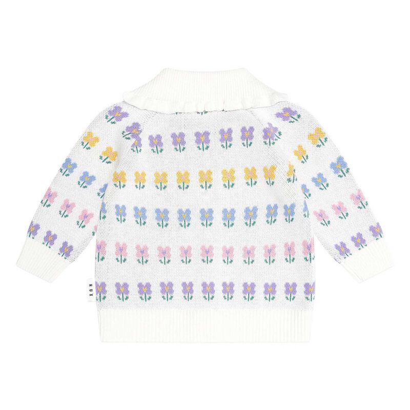 Huxbaby Flower Fields Collar Cardi 3M-2Y image number 3
